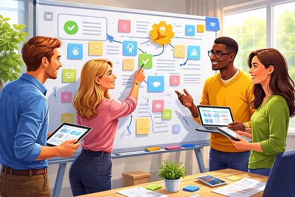 update notification screen