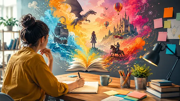Content writing desk